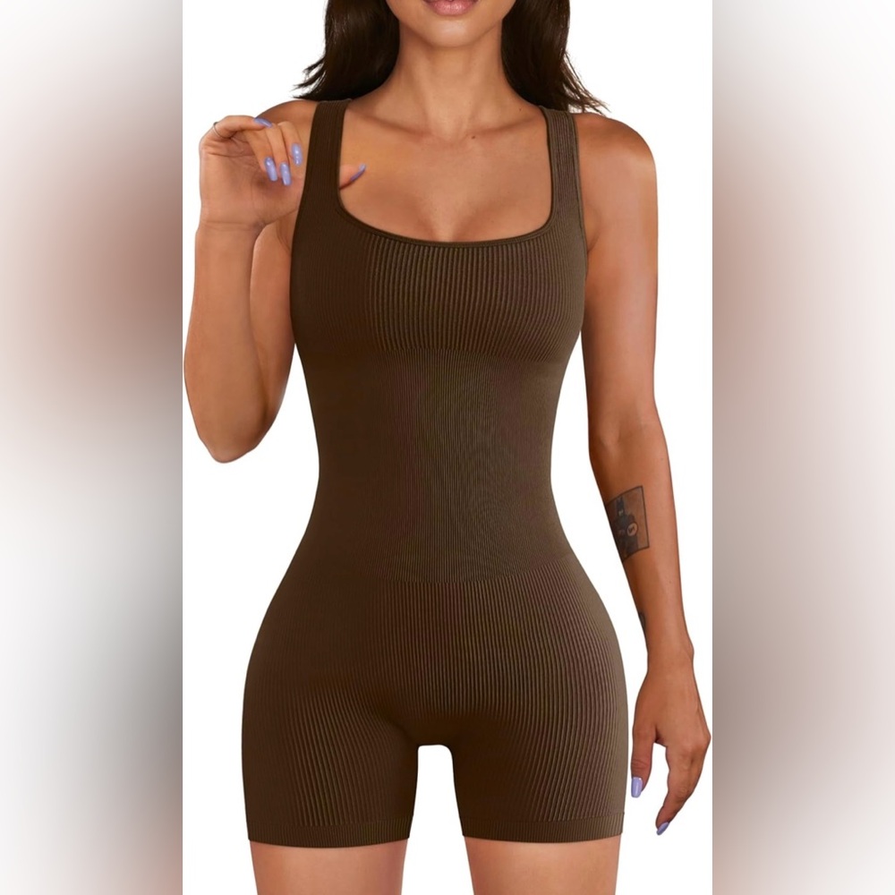 OQQ Women's Seamless Romper